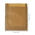 thumbnail image 7 of 100Pcs Large Size Grease-proof Kraft Paper Bag Kraft Paper Bags for Snacks, 7 of 7
