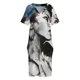 thumbnail image 4 of Vestido holgado con bolsillos y retrato homenaje a Lauryn Hill en azul Miseduion, vestidos de fiesta 2025, vestido de noche para mujer, vestidos de noche para mujer, 4 of 7