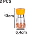 thumbnail image 2 of Molinillo de pimienta manual Suministros de cocina Molinillo-1pcs Blanco + 1pcs Naranja Adepaton CPB-US-YYM495-6, 2 of 4