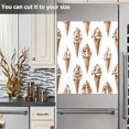 thumbnail image 3 of Yayeee Magnetic Dishwasher Cover for The Front Decoration Home Kitchen Machine Sticker Protector, Brown Ice Cream Pattern, 3 of 6
