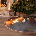 thumbnail image 2 of Lsque Pikmin Print Christmas Tree Skirt with Ties and Velcro,Xmas Holiday Decorations, Adjustable Tree Skirt-36", 2 of 6