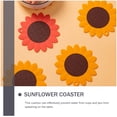 thumbnail image 3 of OULII 2Pack Sunflower Design Placemats TPE Heat Resistant Anti Slip Table Mats for General Users, 3 of 8
