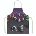 thumbnail image 1 of Roblox-delantal de dibujos animados para niños y adultos, bata sin mangas de lino y algodón, antiincrustante, antisalpicaduras de aceite, para el hogar y la cocina, 1 of 4