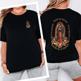 thumbnail image 3 of Virgen de Guadalupe Essential T-Shirt ,Virgin Mary Our Lady of Guadalupe Tees 2 Sided Unisex, 3 of 6
