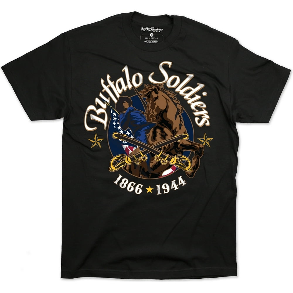 Cultural Exchange Big Boy Buffalo Soldiers Commemorative S22 Mens Tee