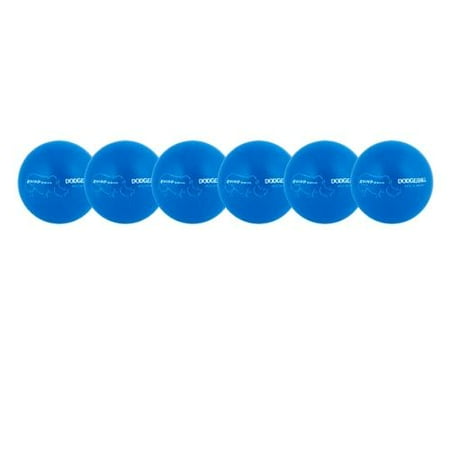 Champion Sports Rhino Skin Dodgeball Set - Low Bounce, Neon Blue