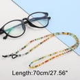 thumbnail image 4 of Unique Bargains 1 Pc Eyeglass Chain Glasses Chain Beaded Pattern 70cm L Orange, 4 of 5