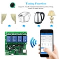 thumbnail image 4 of eWeLink Module Universel de Commutateur Sans Fil à Télécommande Intelligente 4ch DC 5V 32V Wifi Commutateur Minuterie Application Téléphonique Télécommande Support Maison Commande Vocale pour Maison Intelligente, 4 of 7