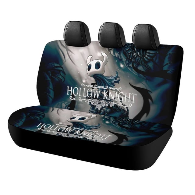Hollow Knight-theme Car Rear Seat Covers Back Elastic Flexible Car Seat Covers Decorative Fits Most Cars 120x59x76cm