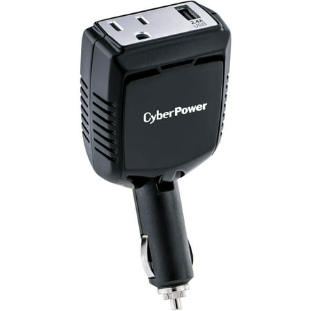 UPC: 0649532619962 | CyberPower CPS160PBURC1 160 Power Inverter With 1 AC Outlet And 1 USB Port