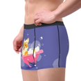 thumbnail image 5 of Salouo Dog Washes in a Pink Bath Print Men's Boxer Briefs,Breathable Underwear Elastic Waistband Briefs for Men -X-Large, 5 of 8