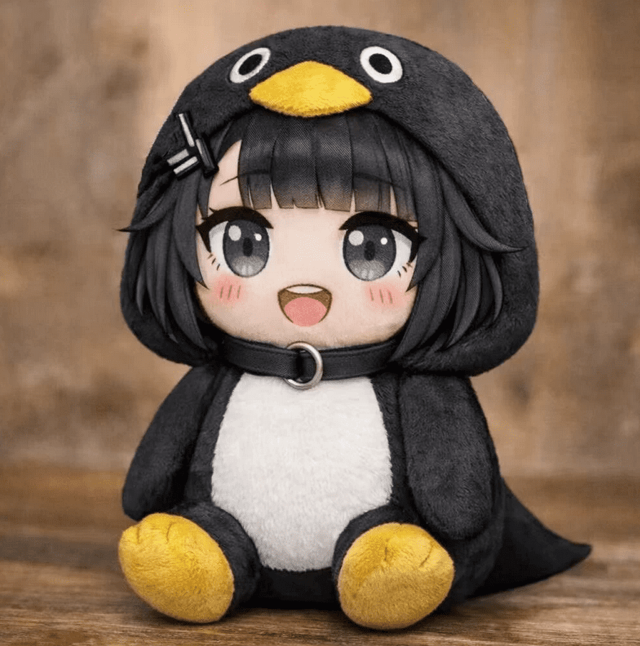 Gugu Gaga Plush Penguin Stuffed Plush 8.66" Collectible Cute Penguin Stuffed Toy Collectible Toys for Fan
