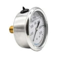 thumbnail image 2 of Interstate Pneumatics G7122-3500 Oil Filled Pressure Gauge 3500 PSI 2-1/2" Dial 1/4" NPT Rear Mount, 2 of 5