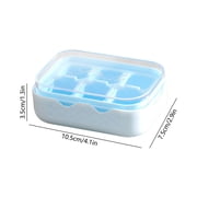 Weloille Ice Cube Tray 1 Piece, Household Self-Made Ice Cube Maker, Home Use Ice Tray with Lid for Drinks and Cocktails