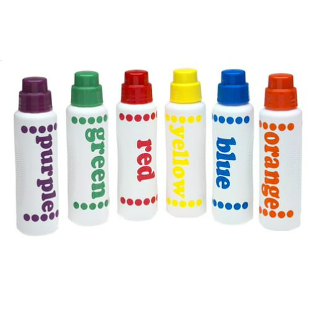 paracaídas Sustancial querido Do A Dot Art! Markers 6-Pack Rainbow Washable Paint Markers, The Original  Dot Marker - Walmart.com