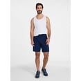 thumbnail image 4 of Athletic Works Men's and Big Men's Essential Active Shorts, 9" Inseam, Sizes S-3XL, 4 of 5