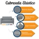 thumbnail image 5 of Cubre Sala Ajustable Stretch Fit Elástico 2 Piezas Perla Melocotton Stretch Fit Elástico, 5 of 7