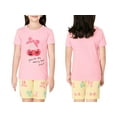 thumbnail image 2 of Topgal 3 Pieces Girls Cotton Pajamas Set Sung Fit Comfort Sleepwear for Little Kids Pink Cherry Sleepover PJ Size 10, 2 of 7