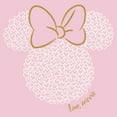 thumbnail image 2 of Girl's Minnie Mouse Heart Silhouette  Graphic T-Shirt, 2 of 4