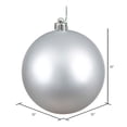 thumbnail image 2 of Adorno Navideño Vickerman Bola Mate Plateada x12, 2 of 2