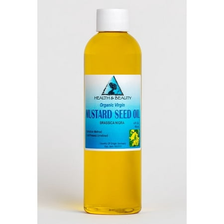 MUSTARD OIL ORGANIC UNREFINED VIRGIN COLD PRESSED RAW PREMIUM FRESH PURE 4 (Best Mustard Oil Brand In India)