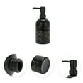 thumbnail image 5 of Unique Bargains 1 Pc Cylinder Marble Soap Dispenser 13.53oz Black Gold Tone, 5 of 6