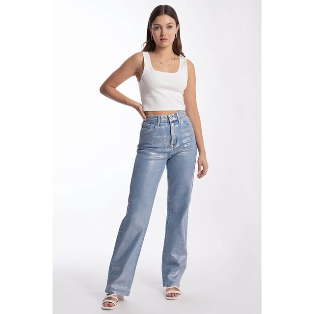Jeans efecto metalizado Balam / Juvenil, 6530 (Tornasol claro) azul 3