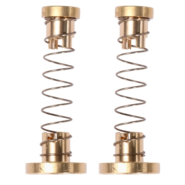 OUNONA 2pcs Screw Kit With Nuts Backlash Spring For Printer Pitch High Hardness Easy Installation Supply