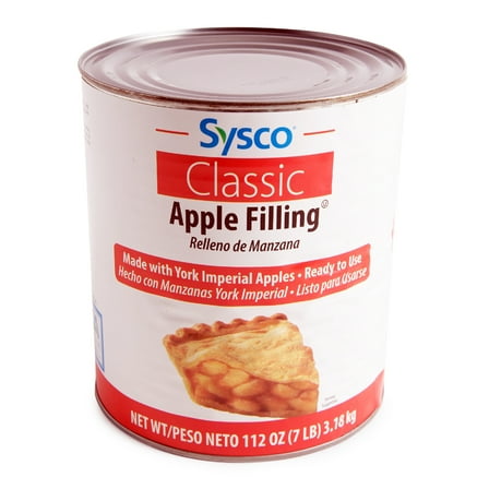 Sysco Apple Dessert Filling or Topping | Pie, Pastry, & Baked Goods | Ready to Use | 7 lb