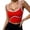 WenDA21 Red, variant on Women's Athletic Tops Scoop Neck Sleeveless Contrast Binding Yoga Cropped Tank Top Workout Tank Tops for Women Camisole Black, S