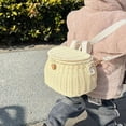thumbnail image 1 of LJNYFDC Easy Clean Bike Basket Hand Woven Bicycle Basket E Scooter Storage Container Large Capacity Strong Load Bearing Bike Handlebar Basket with Straps, 1 of 7