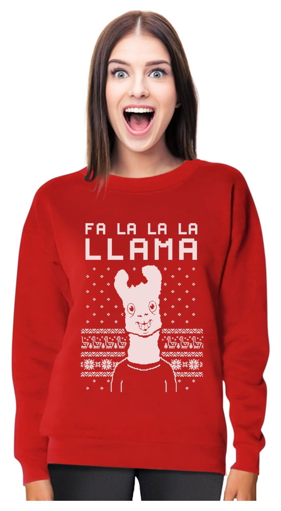 fa la la llama sweater walmart
