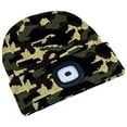 thumbnail image 5 of GRNSHTS LED Beanie Hat with Light, Unisex USB Rechargeable Knitted Lighted hat, Winter Warm Unisex Lighted Headlamp Cap for Fishing,Camping,Hunting (Camouflage Green), 5 of 14