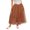 Caramel, variant on Michellecmm Women's Solid Color Long Skirts Layered Tulle Elastic Waist Skirts