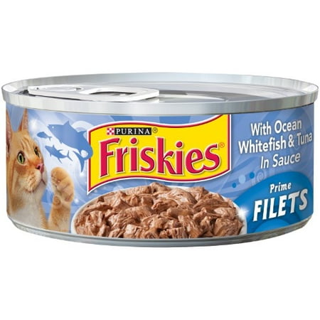 Friskies Prime Filets with Ocean Whitefish & Tuna (Pack of (Best Canned Tuna Brand)