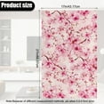 thumbnail image 3 of SCRAWLGOD Peach Blossom Print Pink 1 PCS Non Slip Headrest Protector for Recline Chair Waterproof Recliner Headrest Cover 17x27in PU Leather Couch Head Rest Slipcover, 3 of 7