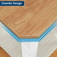 thumbnail image 4 of 79" Large Industrial Dining Room Table for 6-8 People Rectangular Wood Kitchen Table Modern Farmhouse Dining Table Kitchen Dining Room Table with Heavy Duty Metal Legs for Kitchen, Living Room, 4 of 7