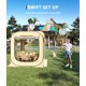thumbnail image 4 of QinaQin Carpa plegable pop up de 6 x 6 pies para 4 a 6 personas, refugio portátil con mosquitero y bolsa de transporte, ideal para camping, patio o actividades al aire libre, 4 of 7