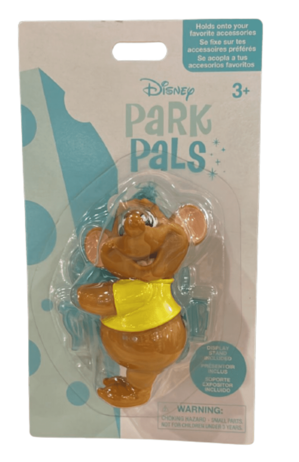 Disney Parks Cinderella Gus Toy - Park Pals Figure with Display