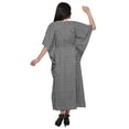 thumbnail image 3 of Moomaya Ladies Plus Size Kaftan Summer Wear Beach Coverup Kimono Caftan Dress - 4XL-5XL, 3 of 6