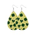 thumbnail image 2 of Pendientes para mujer, regalos para mujer, pendientes de San Patricio, pendientes verdes en forma de gota, joyería, regalo festivo para mujer, pendientes de moda., 2 of 2