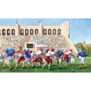 Vintage Football Stadium Prepasted Wall Mural 10.5'W x 6'H