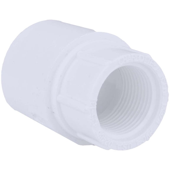 Charlotte Pipe 1 in. Slip x 3/4 in. Dia. FPT Pipe Adapter