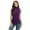 #7-Purple, variant on Pntutb Women's Sleeveless Solid Slim Fit Turtleneck Tee Shirt Top Blouse