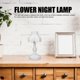 thumbnail image 3 of Lámpara de Noche de Flores de Estilo Retro, Mini Luz Nocturna, Lámpara de Mesa LED para Dormitorio Con Protección para Los Loss Los Ojos, Redecable para Estudiar, Adecuada PARA, 3 of 7
