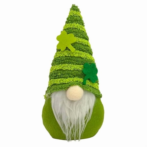 Saint 'S Day Leprechaun Plush Decorations Irish Stuffed Gnome Doll Knomes Decoration Green Faceless Doll Decor-A