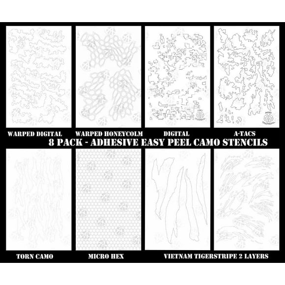 Gun Painting Stencils