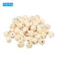 thumbnail image 3 of Uxcell 16mm Perlas de Madera Natural, Paquete de 100 Perlas de Madera sin Terminar, Perlas Sueltas Geométricas Hexagonales, Perlas Espaciadoras, 3 of 5