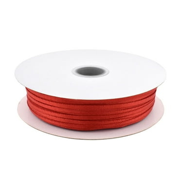 Double Faced Satin Ribbon, 1/16-inch, 100-yard, Red