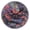 Black, variant on Crab in Space Round Wall Clock Battery Operated Silent Non-Ticking Bedroom Office Kitchen Home School Decor 10"(Black)